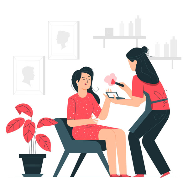 طراحی سایت سالن زیبایی